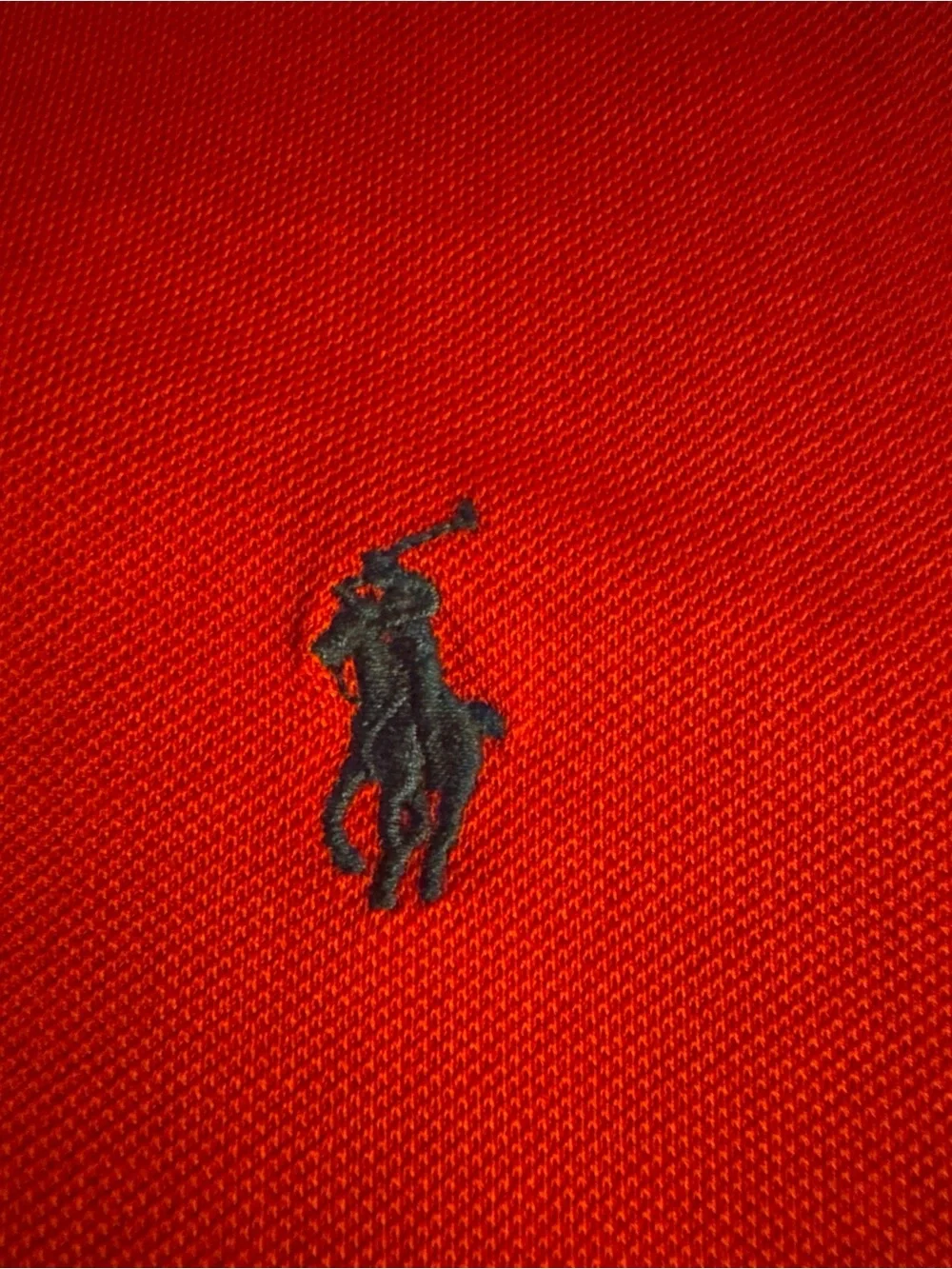 Polo Ralph Lauren Pima Stretch Mesh Men’s Polo Shirt Red Size Large
